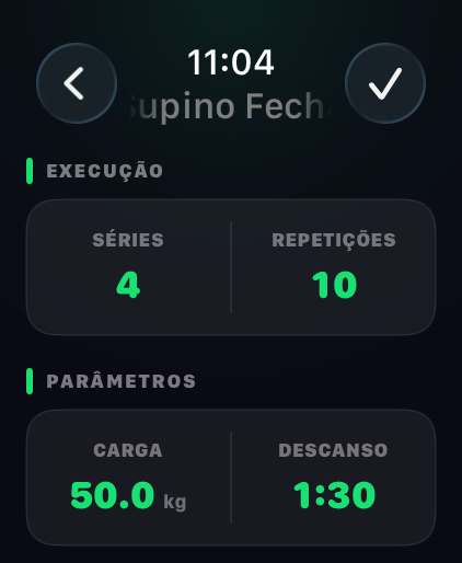 Métricas no Apple Watch